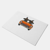 ハロウィンクラシックウィッチー猫Tシャツ ドアマット (アングル)