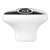 ハロウィンクラシックエレガントロングブラックドレスファッション セラミックノブ (側面)