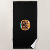 ハロウィンクラシックオーケストラTシャツ ビーチタオル (正面)