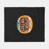 ハロウィンクラシックオーケストラTシャツ フリースブランケット (正面(横))