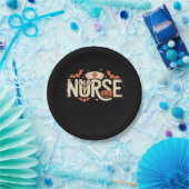 ハロウィンクラシックナースTシャツ ペーパープレート (パーティー)