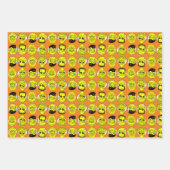 ハロウィンクラシック映画モンスターラッピング紙 ラッピングペーパーシート (正面3)