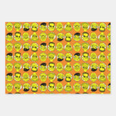 ハロウィンクラシック映画モンスターラッピング紙 ラッピングペーパーシート (正面2)