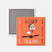 ハロウィンクリーン汚れ食洗機磁石 マグネット (正面/裏面)