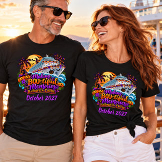 ハロウィンクルーズで素敵な思い出を作ろう Tシャツ