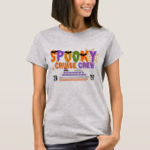 ハロウィンクルーズ家族旅行マッチング Tシャツ (正面)