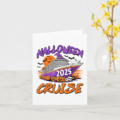 ハロウィンクルーズ2025ハロウィントリップファミリークルーシ カード (黄色い花)