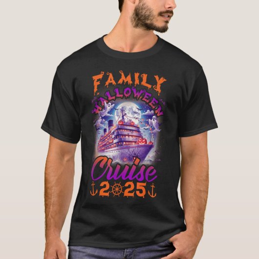 ハロウィンクルーズ2025 マッチングファミリー Tシャツ (正面)