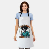 ハロウィンクレピ実在ン!ナース版クラシックT エプロン (着用した状態)