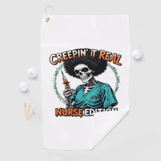 ハロウィンクレピ実在ン!ナース版クラシックT ゴルフタオル (インサイチュ)