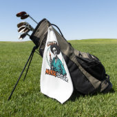 ハロウィンクレピ実在ン!ナース版クラシックT ゴルフタオル (グリーン)