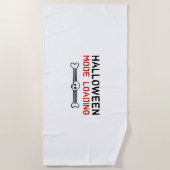 ハロウィンクールことわざハローウィンパーティ ビーチタオル (正面)