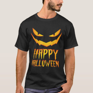 ハロウィンクールの衣装パーティー悪いハロウィーンのカボチャのちょうちんpu tシャツ