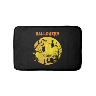 ハロウィンクールはハロウィンおもしろいの贈り物 バスマット