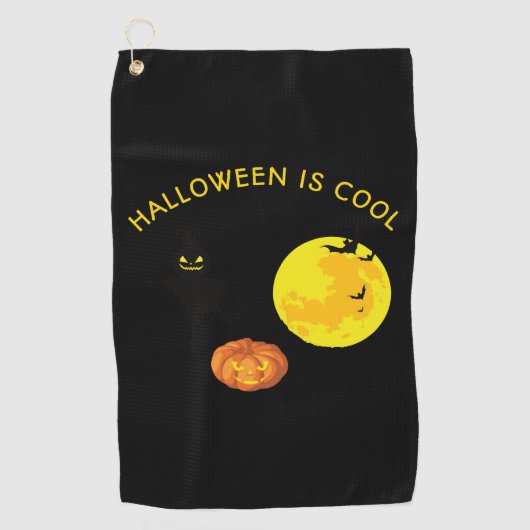 ハロウィンクールは ゴルフタオル (正面)