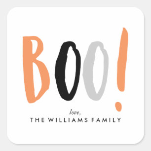 ハロウィンクールをテーマにした スクエアシール