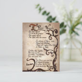 ハロウィンクールウィッチスペルホリデーハガキ シーズンポストカード (スタンド正面)