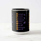 ハロウィンクールデザインマグ ツートーンマグカップ (中央)