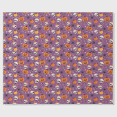 ハロウィンクールラッピング紙 ラッピングペーパー (フラット)