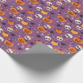 ハロウィンクールラッピング紙 ラッピングペーパー (角)