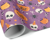 ハロウィンクールラッピング紙 ラッピングペーパー (ロールコーナー)