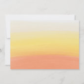 ハロウィングラデーションキャンディーコーン赤ちゃんシャワー 招待状 (裏面)