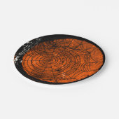 ハロウィングランジのクモの巣 ペーパープレート (アングル)