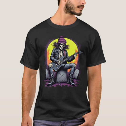 ハロウィングランジスケルトン Tシャツ (正面)