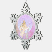 ハロウィングリーツルナ女神オーナメント スノーフレークピューターオーナメント (右)