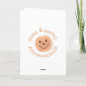 ハロウィングリーティングカード カード (裏面)