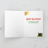 ハロウィングリーティングカード カード (内部)