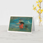 ハロウィングリーティングカード カード (黄色い花)