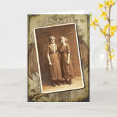 ハロウィングリーティングカード カード (黄色い花)