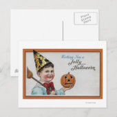 ハロウィングリーティングジョリーハロウィーン シーズンポストカード (正面/裏面)