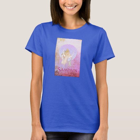 ハロウィングリーティングスナンガド女神Tシャツ Tシャツ (正面)