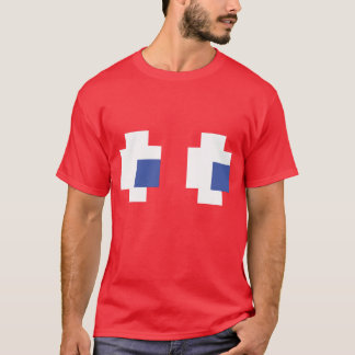 ハロウィングループ衣装レトロアーケードゲーム幽霊 Tシャツ
