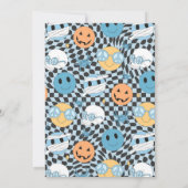 ハロウィングルーヴィキュート幽霊1st誕生日パーティー 招待状 (裏面)