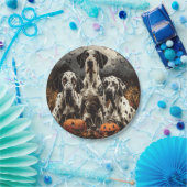 ハロウィングレートダーンドッグスハロウィーンのカボチャのちょうちん ペーパープレート (パーティー)