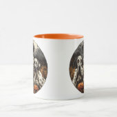 ハロウィングレートダーンドッグスハロウィーンのカボチャのちょうちん マグカップ (中央)