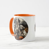 ハロウィングレートダーンドッグスハロウィーンのカボチャのちょうちん マグカップ (正面左)