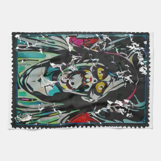 ハロウィングール キッチンタオル (横)