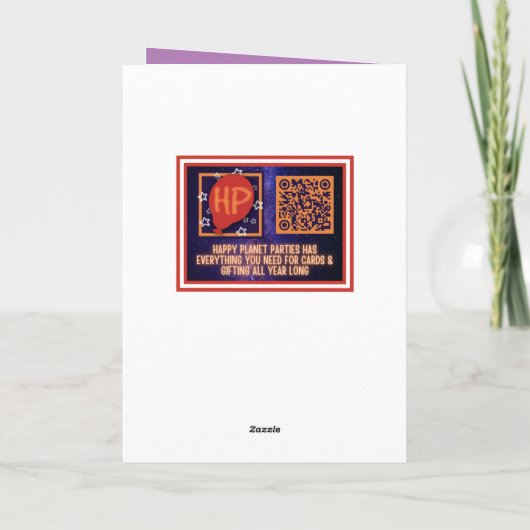 ハロウィンケーキ誕生日カード カード (裏面)