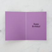 ハロウィンケーキ誕生日カード カード (内部)