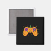 ハロウィンゲーマーコスチューム怖いカボチャ男の子Vi マグネット (正面/裏面)