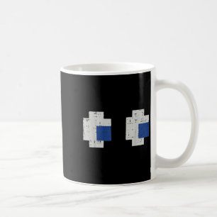 ハロウィンゲーマーピクセル目ゲーム衣装メンズボーイズ コーヒーマグカップ