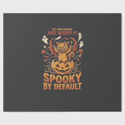 ハロウィンコスチュームの混乱 ラッピングペーパー (フラット)