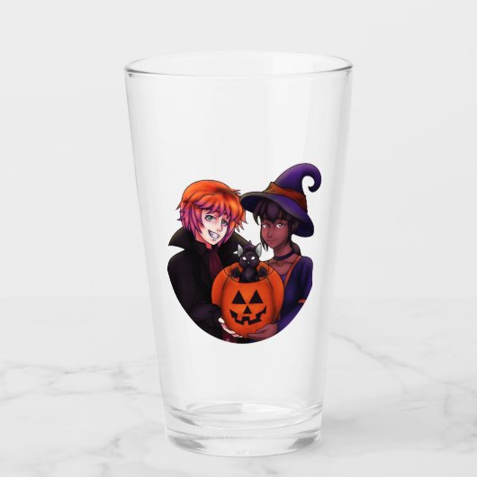ハロウィンコスチュームカード タンブラーグラス (正面)
