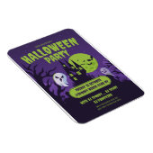 ハロウィンコスチュームパーティーの招待状 ハロウィンパーティー マグネット (右側)