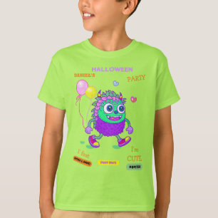 ハロウィンコスチュームパーティーモンスタースポイおもしろいダンス Tシャツ