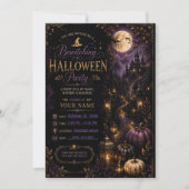 ハロウィンコスチュームパーティー招待状(編集可能) 招待状 (正面)